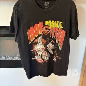 Mike Tyson Black Graphic T-Shirt